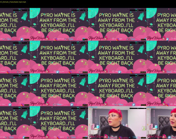 pyrowayne — 6 minute Chaturbate female cam capture, 720p, Jan 9, 2021