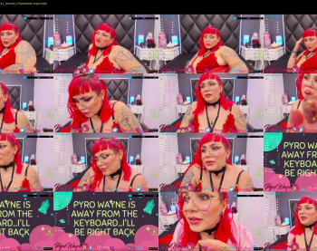 pyrowayne — 59 minute Chaturbate female cam capture, 720p, Jan 13, 2021