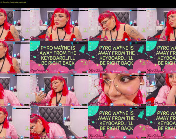 pyrowayne — 59 minute Chaturbate female cam capture, 720p, Jan 13, 2021