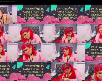 pyrowayne — 59 minute Chaturbate female cam capture, 720p, Jan 13, 2021