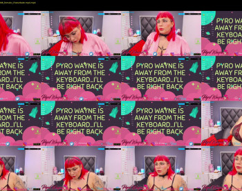 pyrowayne — 14 minute Chaturbate female cam capture, 720p, Jan 14, 2021