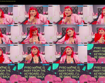 pyrowayne — 59 minute Chaturbate female cam capture, 720p, Jan 15, 2021