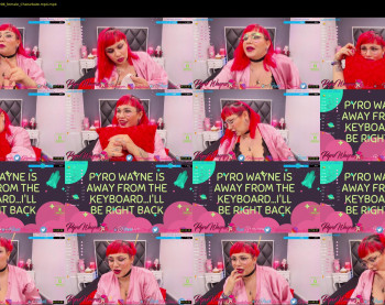 pyrowayne — 59 minute Chaturbate female cam capture, 720p, Jan 15, 2021