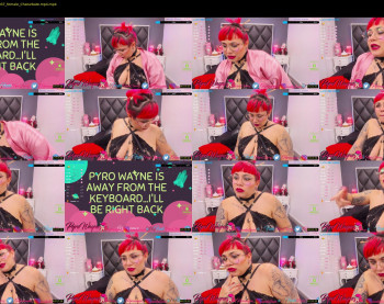 pyrowayne — 59 minute Chaturbate female cam capture, 720p, Jan 17, 2021