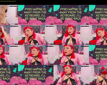 pyrowayne — 59 minute Chaturbate female cam capture, 720p, Jan 17, 2021