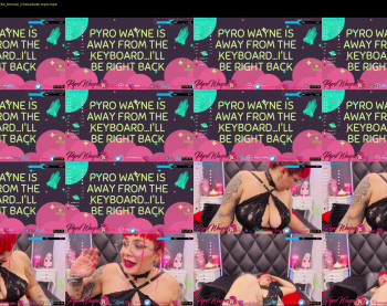 pyrowayne — 10 minute Chaturbate female cam capture, 720p, Jan 17, 2021