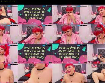 pyrowayne — 59 minute Chaturbate female cam capture, 720p, Jan 20, 2021