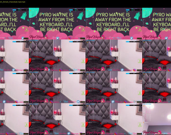 pyrowayne — 4 minute Chaturbate female cam capture, 720p, Jan 20, 2021