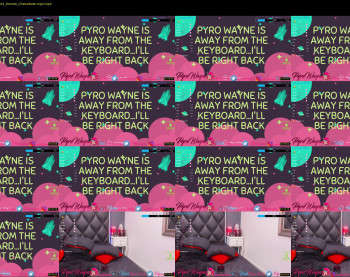 pyrowayne — 12 minute Chaturbate female cam capture, 720p, Jan 20, 2021