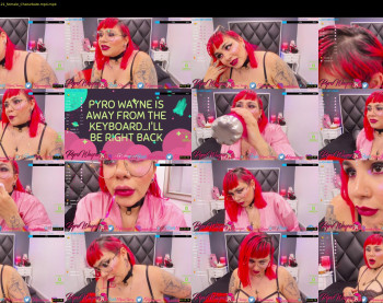 pyrowayne — 59 minute Chaturbate female cam capture, 720p, Jan 23, 2021