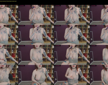 temptingfox — 8 minute Chaturbate female cam capture, 720p, Feb 14, 2021