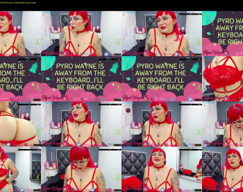 pyrowayne — 59 minute Chaturbate female cam capture, 720p, Mar 16, 2021