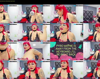 pyrowayne — 57 minute Chaturbate female cam capture, 720p, Mar 19, 2021