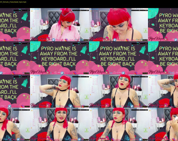 pyrowayne — 52 minute Chaturbate female cam capture, 720p, Mar 19, 2021