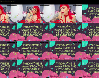 pyrowayne — 21 minute Chaturbate female cam capture, 720p, Mar 20, 2021
