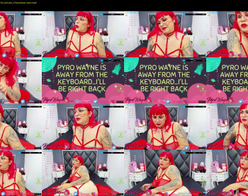 pyrowayne — 59 minute Chaturbate female cam capture, 720p, Mar 21, 2021