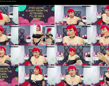 pyrowayne — 59 minute Chaturbate female cam capture, 720p, Mar 24, 2021