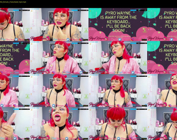 pyrowayne — 59 minute Chaturbate female cam capture, 720p, Mar 24, 2021