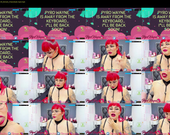 pyrowayne — 59 minute Chaturbate female cam capture, 720p, Mar 25, 2021