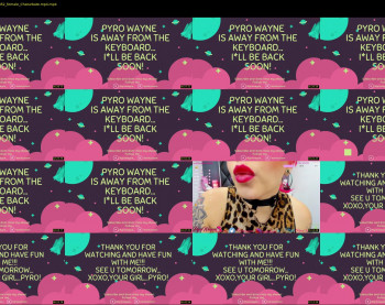 pyrowayne — 9 minute Chaturbate female cam capture, 720p, Mar 28, 2021