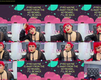 pyrowayne — 59 minute Chaturbate female cam capture, 720p, Mar 29, 2021