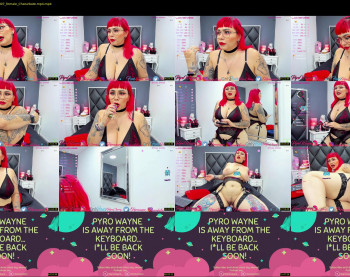pyrowayne — 59 minute Chaturbate female cam capture, 720p, Apr 3, 2021