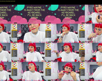 pyrowayne — 59 minute Chaturbate female cam capture, 720p, Apr 8, 2021