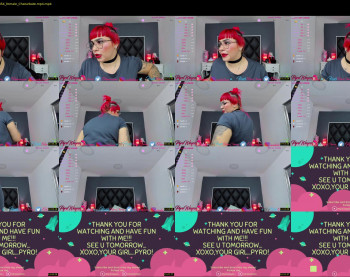 pyrowayne — 20 minute Chaturbate female cam capture, 720p, Apr 9, 2021