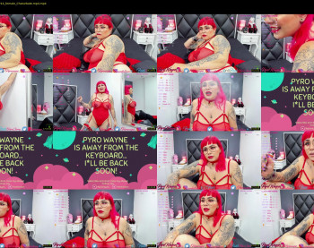 pyrowayne — 59 minute Chaturbate female cam capture, 720p, Apr 10, 2021