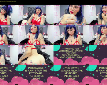 pyrowayne — 59 minute Chaturbate female cam capture, 720p, Apr 17, 2021