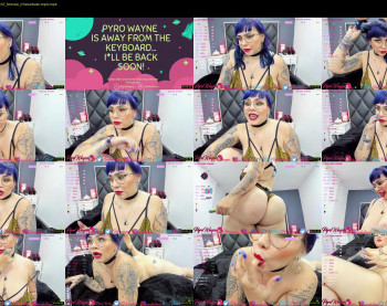 pyrowayne — 59 minute Chaturbate female cam capture, 720p, Apr 21, 2021