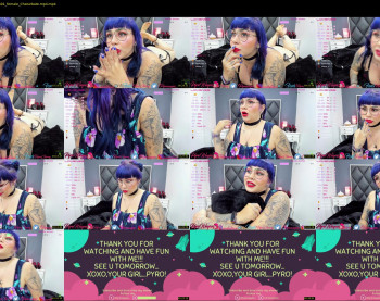pyrowayne — 55 minute Chaturbate female cam capture, 720p, Apr 22, 2021