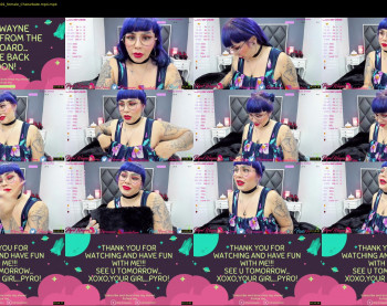 pyrowayne — 39 minute Chaturbate female cam capture, 720p, Apr 22, 2021