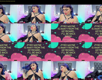 pyrowayne — 59 minute Chaturbate female cam capture, 720p, May 1, 2021