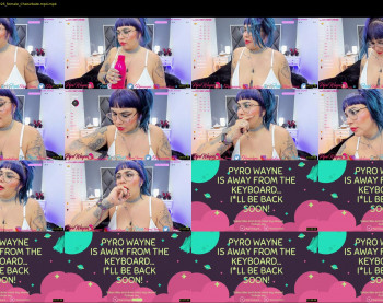 pyrowayne — 26 minute Chaturbate female cam capture, 720p, May 12, 2021