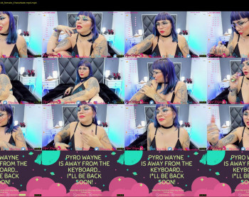 pyrowayne — 59 minute Chaturbate female cam capture, 720p, May 14, 2021