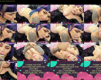 pyrowayne — 6 minute Chaturbate female cam capture, 720p, May 15, 2021