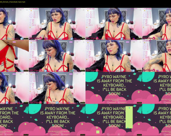 pyrowayne — 59 minute Chaturbate female cam capture, 720p, May 16, 2021
