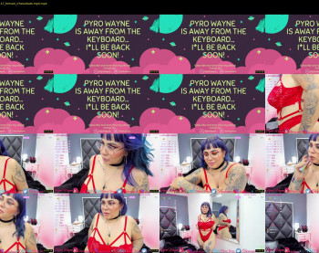 pyrowayne — 59 minute Chaturbate female cam capture, 720p, May 16, 2021