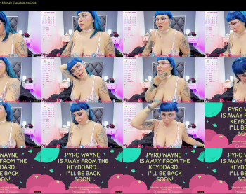 pyrowayne — 20 minute Chaturbate female cam capture, 720p, May 28, 2021