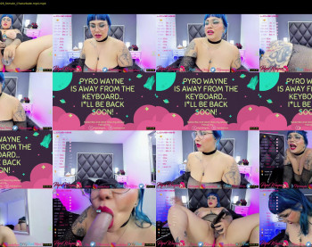 pyrowayne — 75 minute Chaturbate female cam capture, 1080p, May 29, 2021