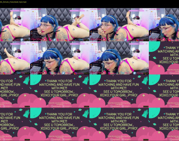 pyrowayne — 10 minute Chaturbate female cam capture, 1080p, May 30, 2021