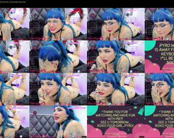 pyrowayne — 59 minute Chaturbate female cam capture, 1080p, Jun 3, 2021