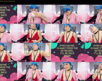 pyrowayne — 75 minute Chaturbate female cam capture, 1080p, Jun 20, 2021