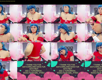 pyrowayne — 56 minute Chaturbate female cam capture, 1080p, Jun 24, 2021