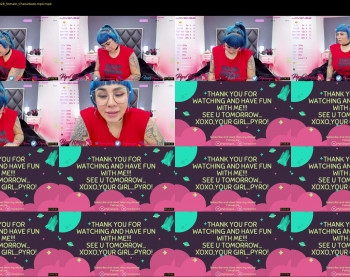 pyrowayne — 14 minute Chaturbate female cam capture, 1080p, Jun 27, 2021