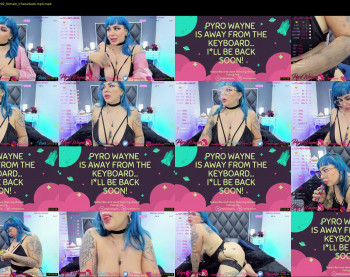 pyrowayne — 85 minute Chaturbate female cam capture, 1080p, Jul 2, 2021