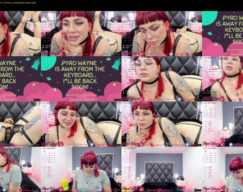 pyrowayne — 68 minute Chaturbate female cam capture, 1080p, Jul 15, 2021