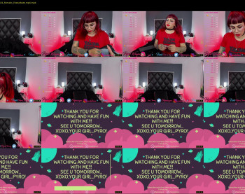 pyrowayne — 23 minute Chaturbate female cam capture, 1080p, Jul 17, 2021