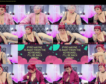 pyrowayne — 73 minute Chaturbate female cam capture, 1080p, Jul 18, 2021
